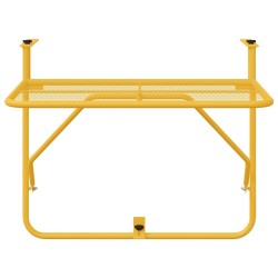 Table Suspendue de Balcon Moutarde 60 x 39 x 65 cm Acier 528700528700
