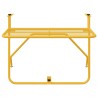 Table Suspendue de Balcon Moutarde 60 x 39 x 65 cm Acier 528700528700