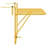 Table Suspendue de Balcon Moutarde 60 x 39 x 65 cm Acier 528700528700