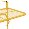 Table Suspendue de Balcon Moutarde 60 x 39 x 65 cm Acier 528700528700