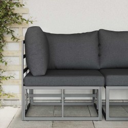 Mobilier de jardin Noir et anthracite 71,5 x 71,5 x 71 cm Métal 528707528707