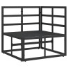 Mobilier de jardin Noir et anthracite 71,5 x 71,5 x 71 cm Métal 528707528707