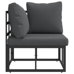 Mobilier de jardin Noir et anthracite 71,5 x 71,5 x 71 cm Métal 528707528707