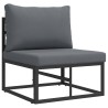 Mobilier de jardin Noir et anthracite 70 x 71,5 x 71 cm Métal 528708528708
