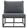Mobilier de jardin Noir et anthracite 70 x 71,5 x 71 cm Métal 528708528708