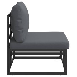 Mobilier de jardin Noir et anthracite 70 x 71,5 x 71 cm Métal 528708528708