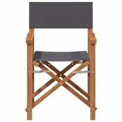 Chaise de directeur pliante Gris 55 x 54 x 85 cm 528709528709