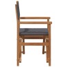 Chaise de directeur pliante Gris 55 x 54 x 85 cm 528709528709