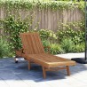 Chaise longue Marron 195 x 59 x 78,5 cm Bois de teck massif 528711528711