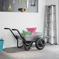 Remplacement du plateau de brouette Argenté 90 x 63 x 28 cm 528712528712