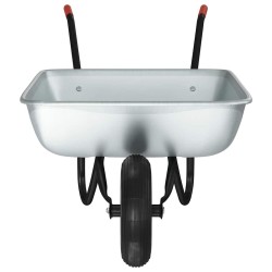 Brouette Argent et noir 133 x 62,5 x 58 cm Acier 528713528713