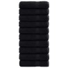 Serviette Invité SOLUND 25 pcs Noir 100 x 150 cm 550 gsm 528716528716