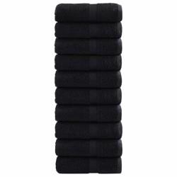 Serviette Invité SOLUND 50 pcs Noir 30 x 30 cm 550 gsm 528724528724