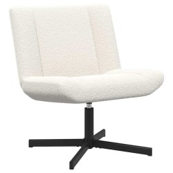 Chaise pivotante Crème 63 x 75 x 76 cm Peau de mouton 528740528740