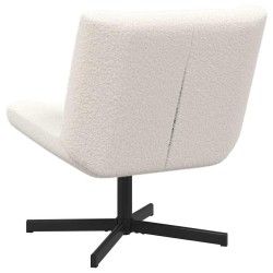 Chaise pivotante Crème 63 x 75 x 76 cm Peau de mouton 528740528740