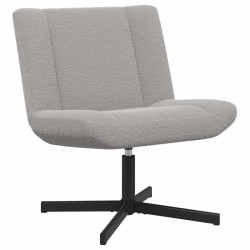 Chaise pivotante Gris clair 63 x 75 x 76 cm Peau de mouton 528741528741