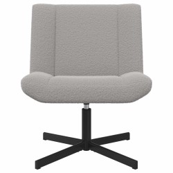 Chaise pivotante Gris clair 63 x 75 x 76 cm Peau de mouton 528741528741