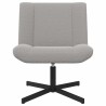 Chaise pivotante Gris clair 63 x 75 x 76 cm Peau de mouton 528741528741