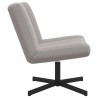 Chaise pivotante Gris clair 63 x 75 x 76 cm Peau de mouton 528741528741