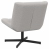 Chaise pivotante Gris clair 63 x 75 x 76 cm Peau de mouton 528741528741