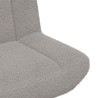 Chaise pivotante Gris clair 63 x 75 x 76 cm Peau de mouton 528741528741