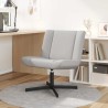 Chaise pivotante Gris nuage 63 x 75 x 76 cm tissu 528742528742