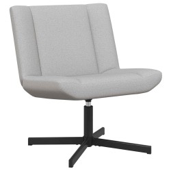 Chaise pivotante Gris nuage 63 x 75 x 76 cm tissu 528742528742