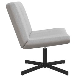 Chaise pivotante Gris nuage 63 x 75 x 76 cm tissu 528742528742