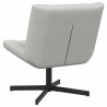 Chaise pivotante Gris nuage 63 x 75 x 76 cm tissu 528742528742