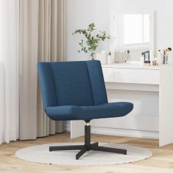 Chaise pivotante Bleu 63 x 75 x 76 cm tissu 528743528743