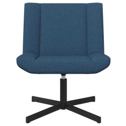 Chaise pivotante Bleu 63 x 75 x 76 cm tissu 528743528743