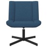 Chaise pivotante Bleu 63 x 75 x 76 cm tissu 528743528743