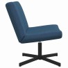 Chaise pivotante Bleu 63 x 75 x 76 cm tissu 528743528743