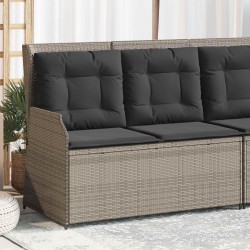 Banc de jardin Gris clair polyrotin 528745528745