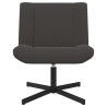 Chaise pivotante Gris foncé 63 x 75 x 76 cm Peau de mouton 528750528750