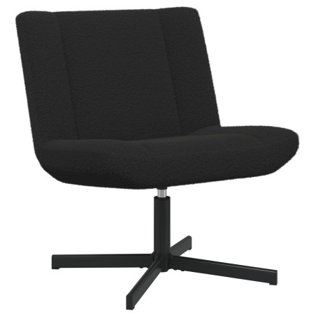 Chaise pivotante Noir 63 x 75 x 76 cm Peau de mouton 528773528773
