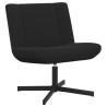 Chaise pivotante Noir 63 x 75 x 76 cm Peau de mouton 528773528773