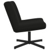 Chaise pivotante Noir 63 x 75 x 76 cm Peau de mouton 528773528773
