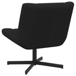 Chaise pivotante Noir 63 x 75 x 76 cm Peau de mouton 528773528773