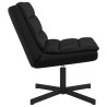 Chaise pivotante Noir 63 x 75 x 76 cm PU 528775528775