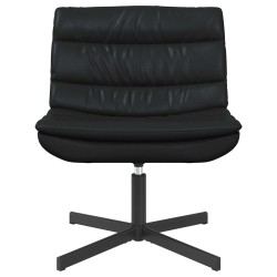 Chaise pivotante Noir 63 x 75 x 76 cm PU brillant 528776528776