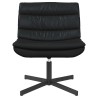 Chaise pivotante Noir 63 x 75 x 76 cm PU brillant 528776528776