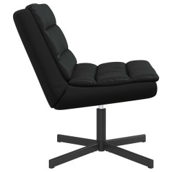 Chaise pivotante Noir 63 x 75 x 76 cm PU brillant 528776528776