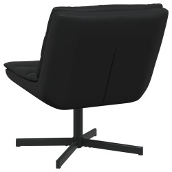 Chaise pivotante Noir 63 x 75 x 76 cm PU brillant 528776528776