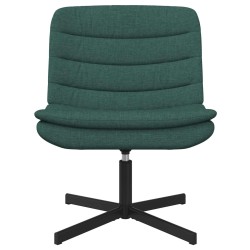 Chaise pivotante Vert foncé 63 x 75 x 76 cm tissu 528777528777