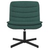 Chaise pivotante Vert foncé 63 x 75 x 76 cm tissu 528777528777
