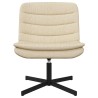 Chaise pivotante Crème 63 x 75 x 76 cm tissu 528778528778