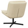 Chaise pivotante Crème 63 x 75 x 76 cm tissu 528778528778