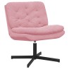 Fauteuil relaxant pivotant Rose 63 x 75 x 76 cm Velours 528780528780