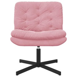 Fauteuil relaxant pivotant Rose 63 x 75 x 76 cm Velours 528780528780